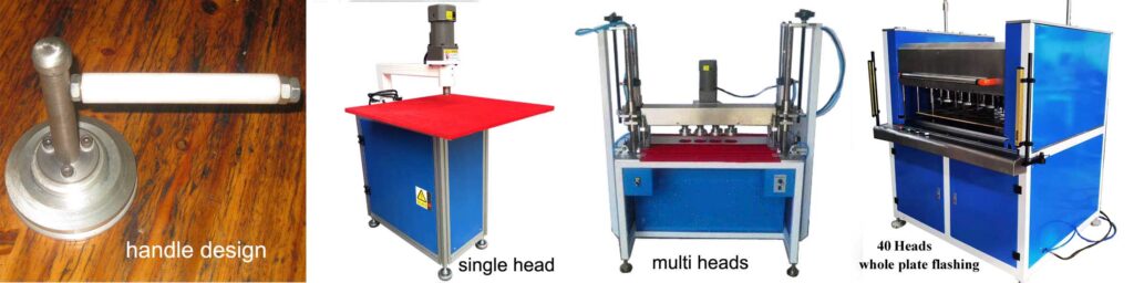 formed blister cap flashing machine