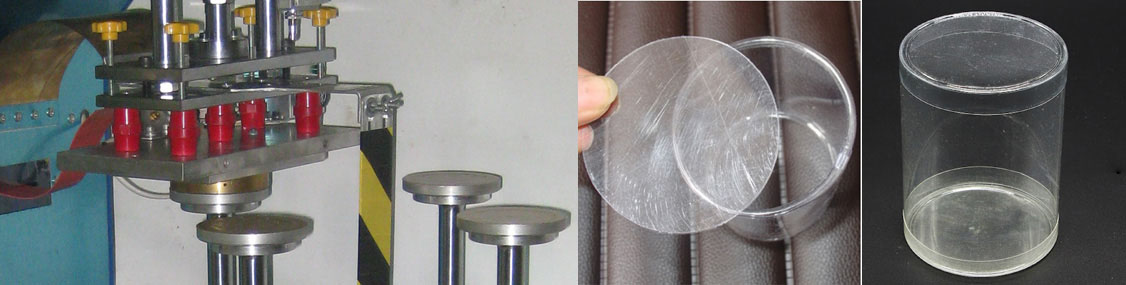 pvc shipping tube machine