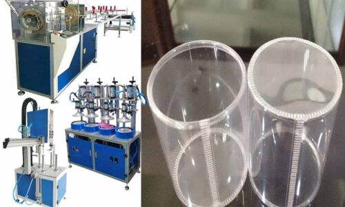 pvc tube box machine production