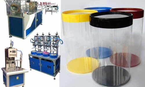 pvc tube package box production