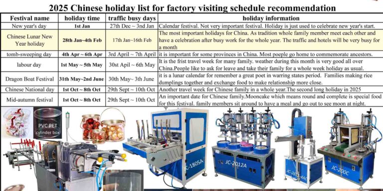 2025 Chinese holiday list
