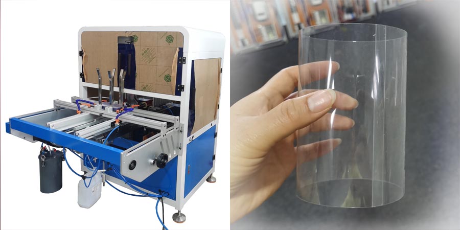 Candy round tube box machine