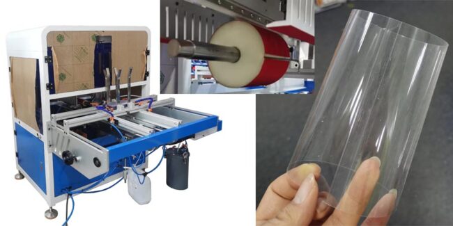 clear cylinder tube machine