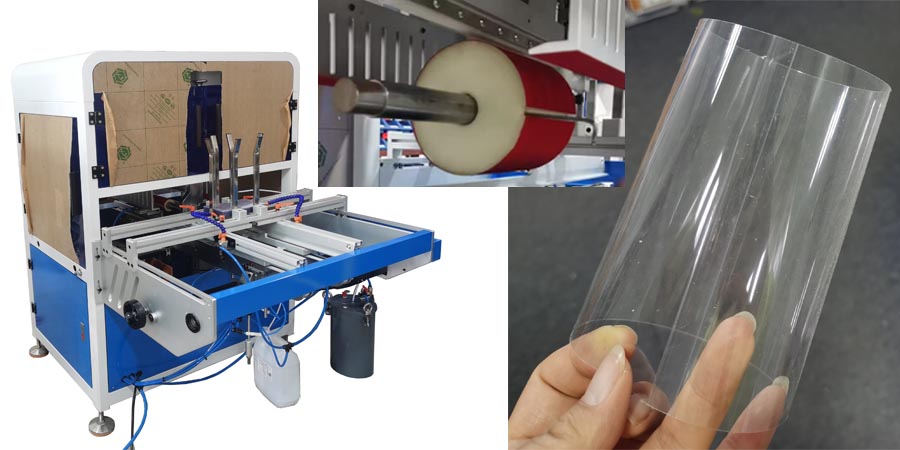 clear cylinder tube machine