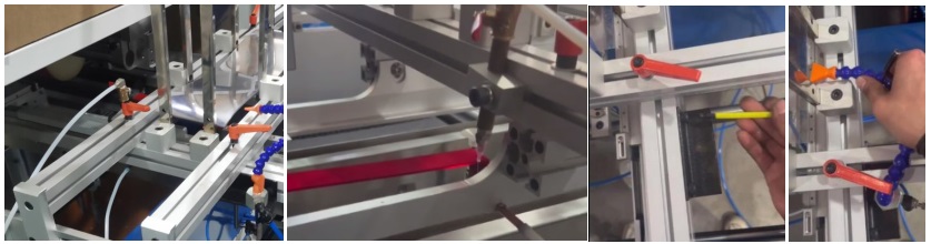 clear mailing tube machine